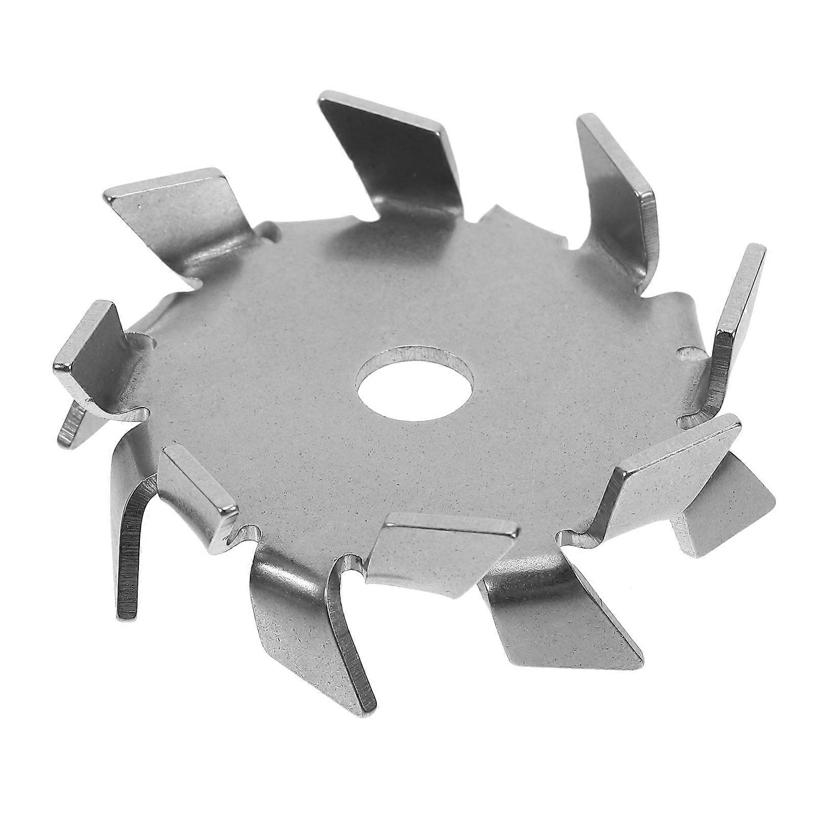Stainless Steel Jam Stirrer Paddle For Biological Experiments Silver 5.00X5.00X1.50CM 1Pcs