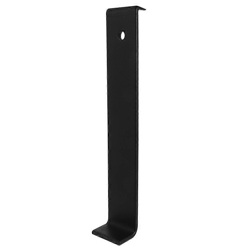 Black Steel Pull Bar for Flooring Installation with Widened Antifriction Pad 33cm