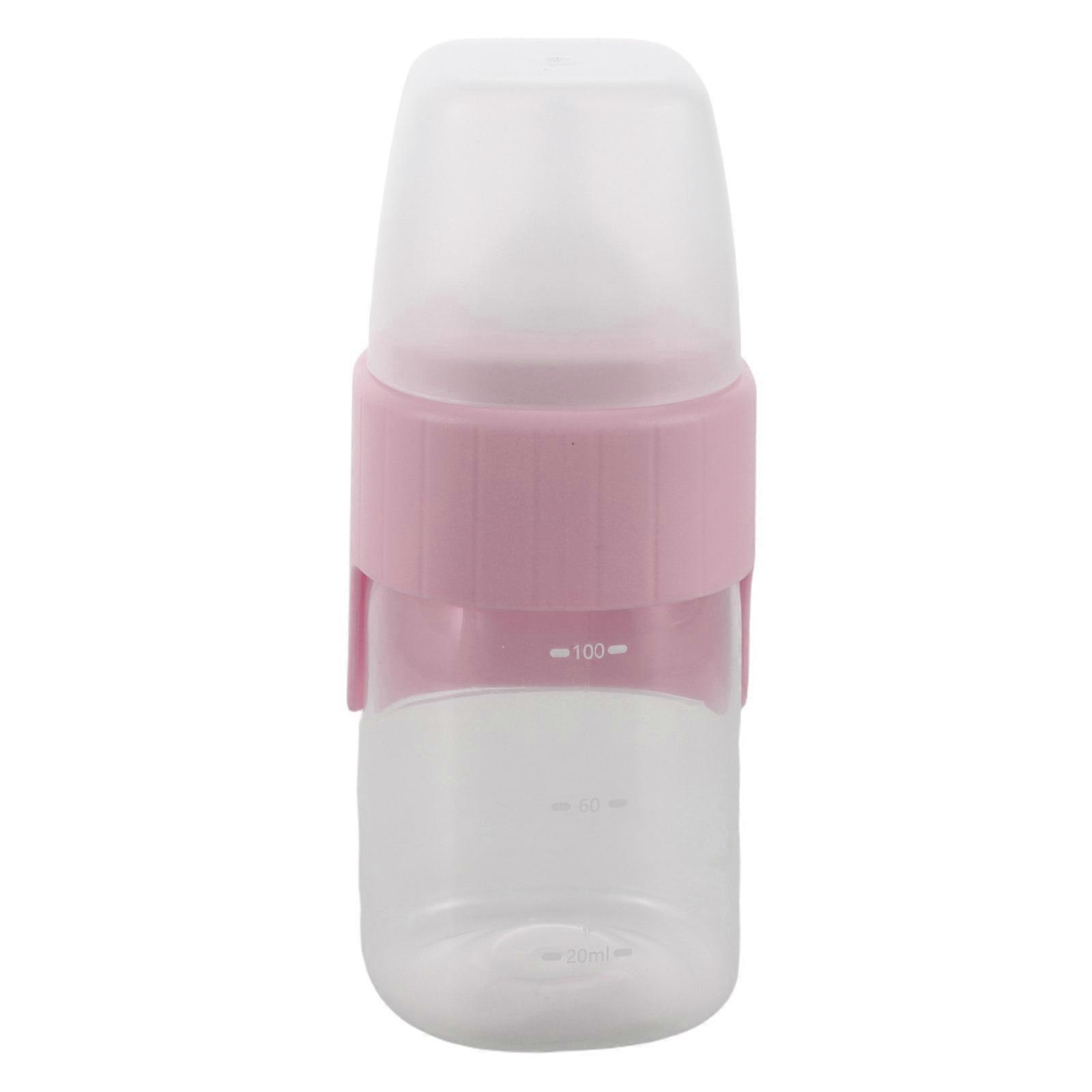Portable Pet Feeding Bottle with Small Nipple for Newborn Kittens and Puppies – Realistic Breastfeeding Simulation, Easy to Clean for Home and Travel