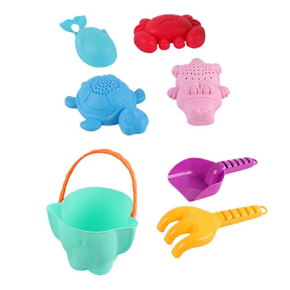 7pcs Beach Sand Set for Summer Activities & Safe Play – Random Colors for Kids Birthdays & Outdoor Fun