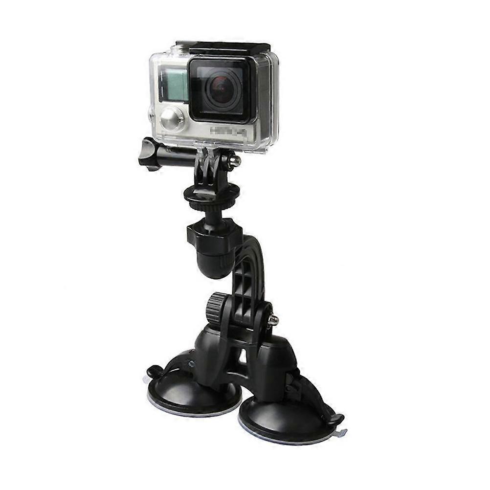 Camera Suction Mount Adjustable 180-Degree Rotation Multi-Function Rack Driving Recorder Compatible 1Pack