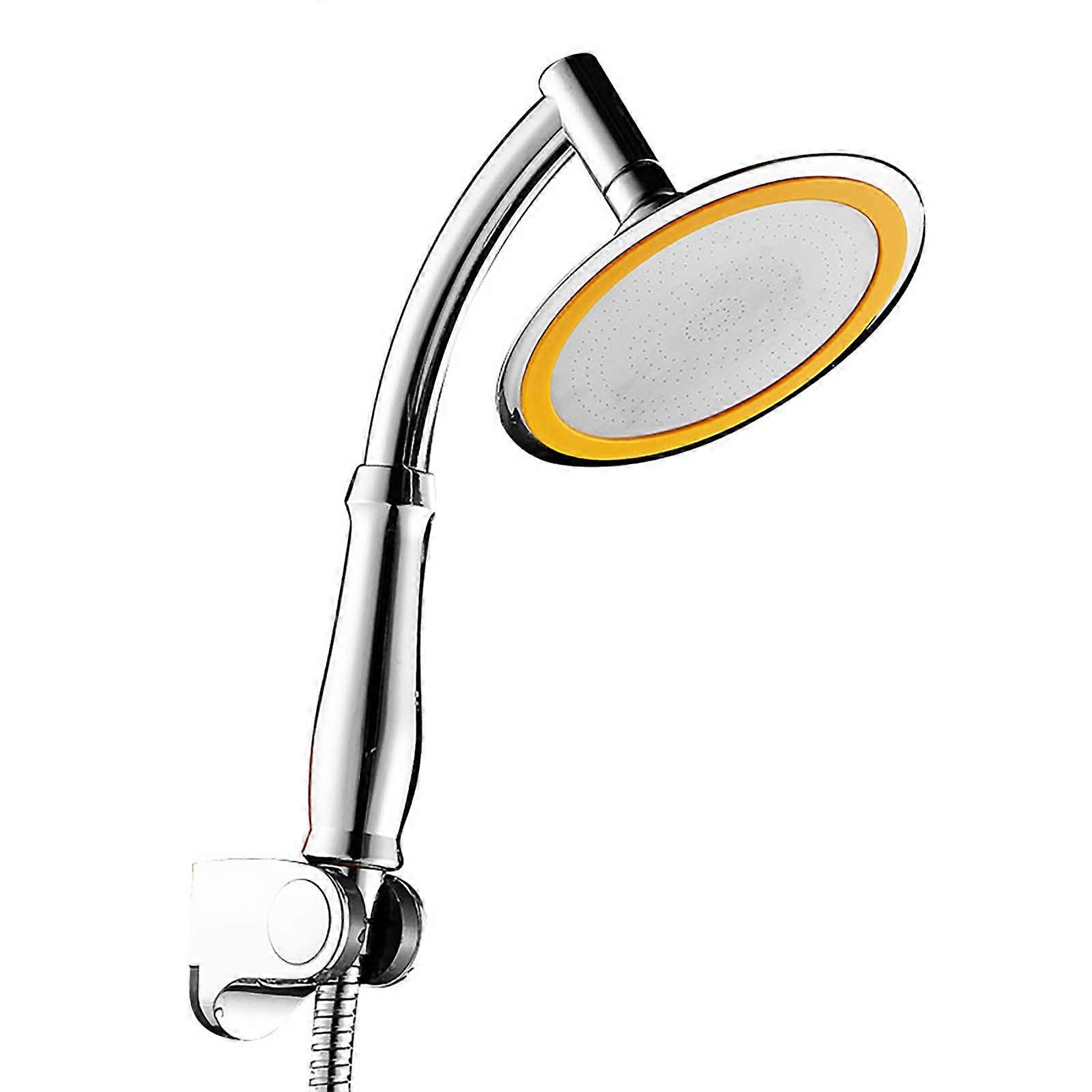 Shower Head Rain Shower Water-Saving And Pressure-Boosting For Higher Water Pressure Silver