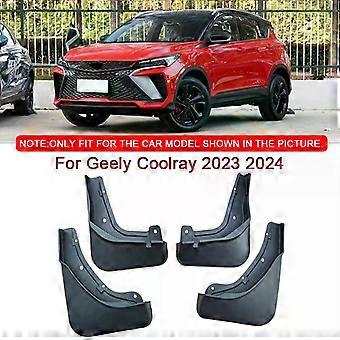 Fit For Geely Coolray 2023 2024 Car Styling ABS Car Mud Flaps Splash Guard Mudguards MudFlaps Front Rear Fender Auto Accessories-xj