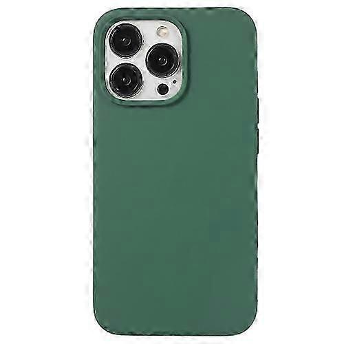 حافظات الهاتف المحمول لجهاز iPhone 15 Pro Max جراب هاتف سيليكون سائل (Clover Green)