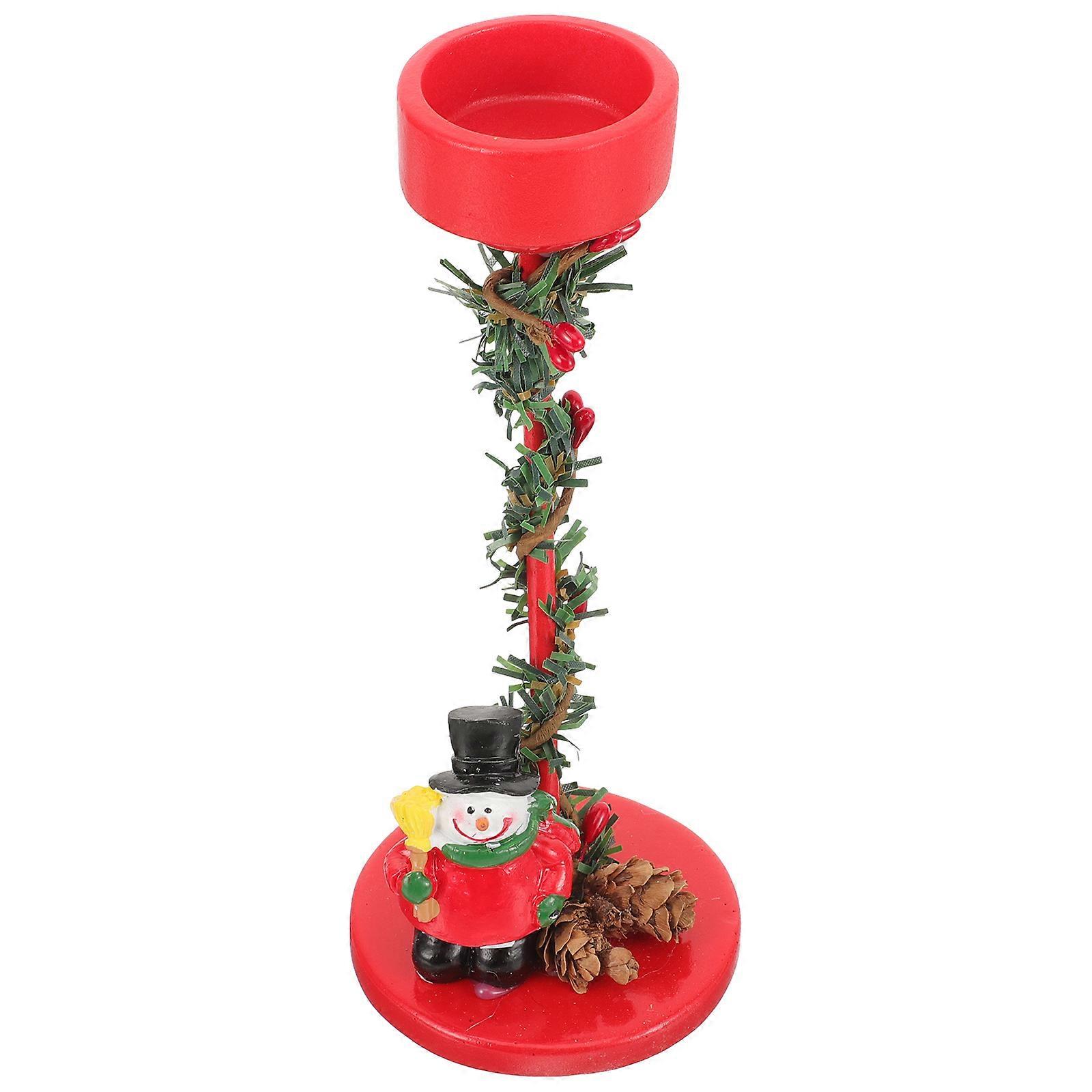 ローソク足装飾メタルキャンドルホルダークリスマスパーティーホームデコレーショントナカイシェイプ1セット