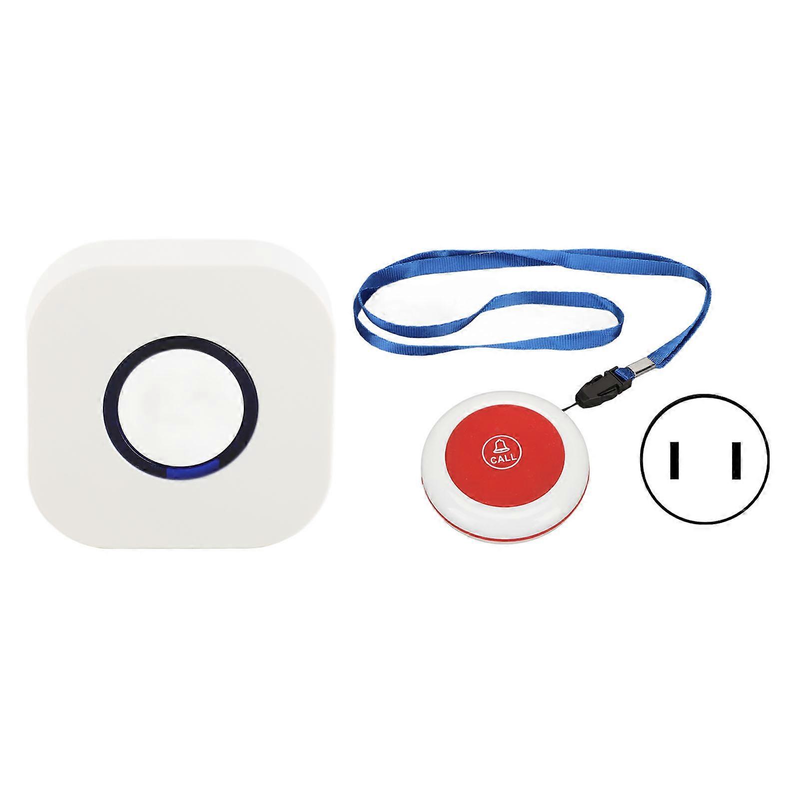 ワイヤレス介護者ポケットベルナースコールシステム4レベルボリューム防雨SOSアラートボタン、病院およびレストランの高齢者支援用