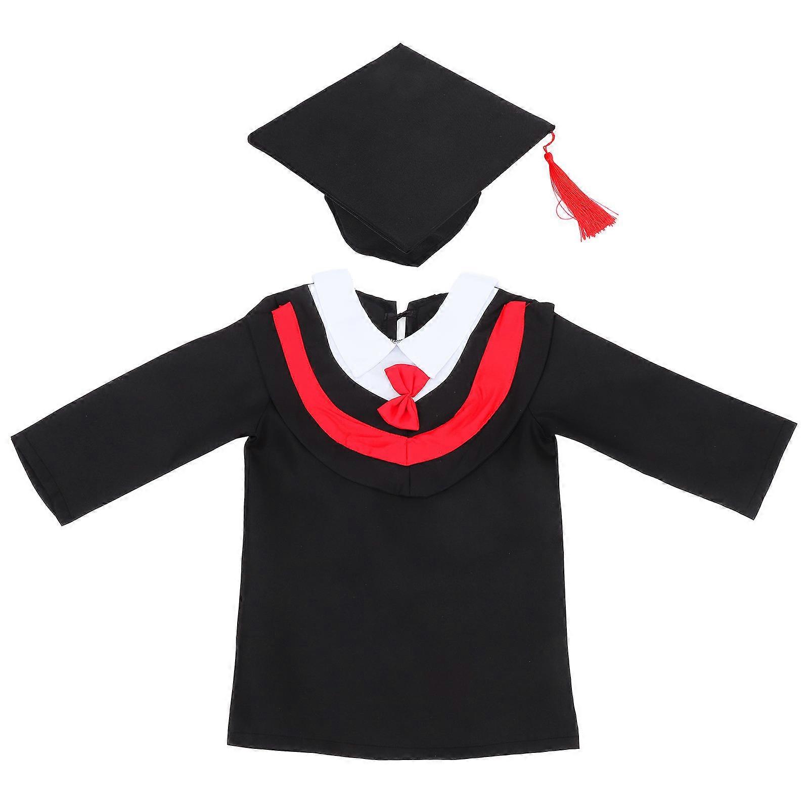 Conjunto de vestido de jovem aprendiz com estola e boné para eventos especiais