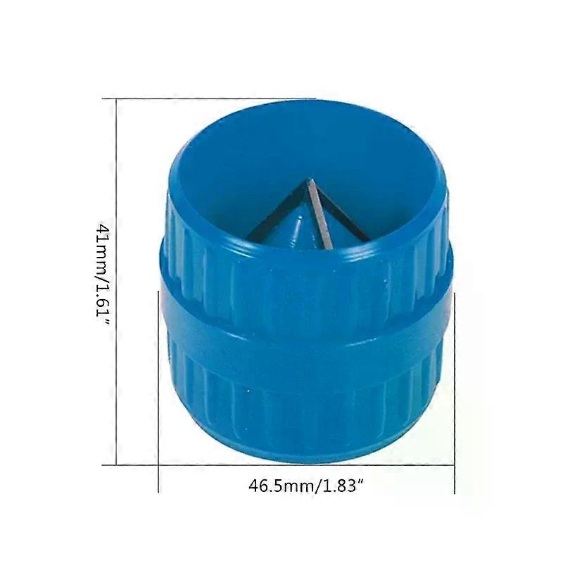 M89B 2Pcs Red Inner and Outer Reamer Pipe Reamer Pipe Reamer Chamfering Tool for PVC/PPR/Copper/Brass/Aluminum