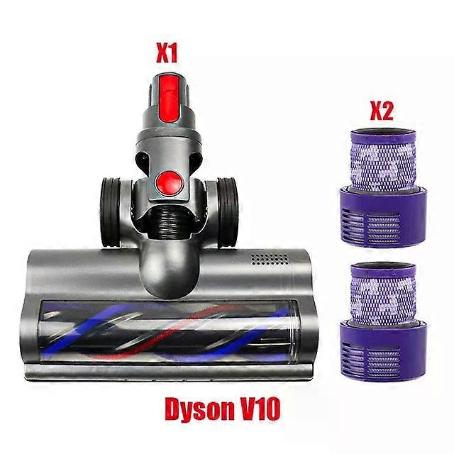 Fit For Dyson V15 V10 V7 V8 Electric Brush Head Vacuum Cleaner Accessories Direct Drive Floor Roller Filter Replacement parts