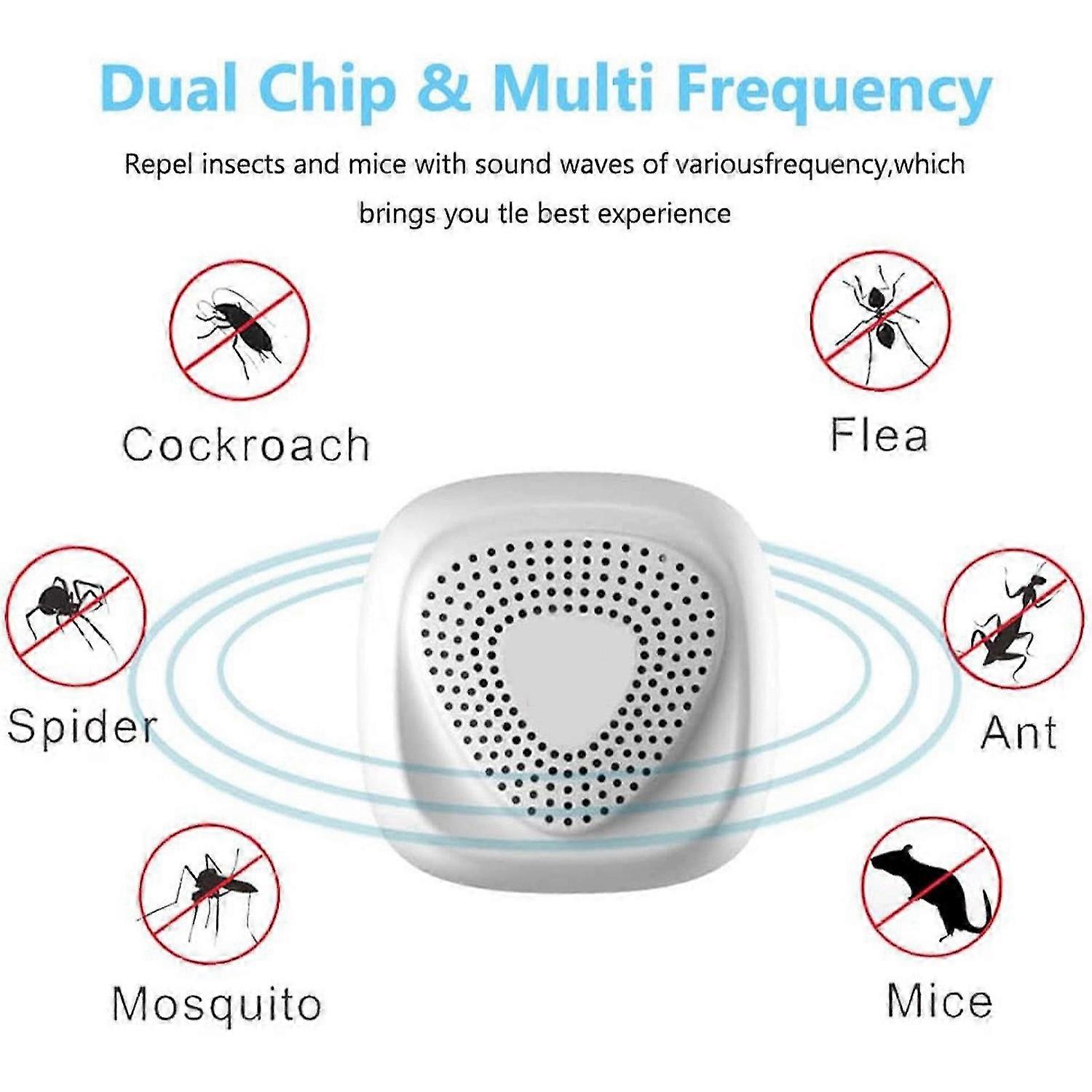 4 packs of Ultrasonic Rodent Repellent, Mosquito Repellent, Ultrasonic Insect Repellent, Ultrasonic