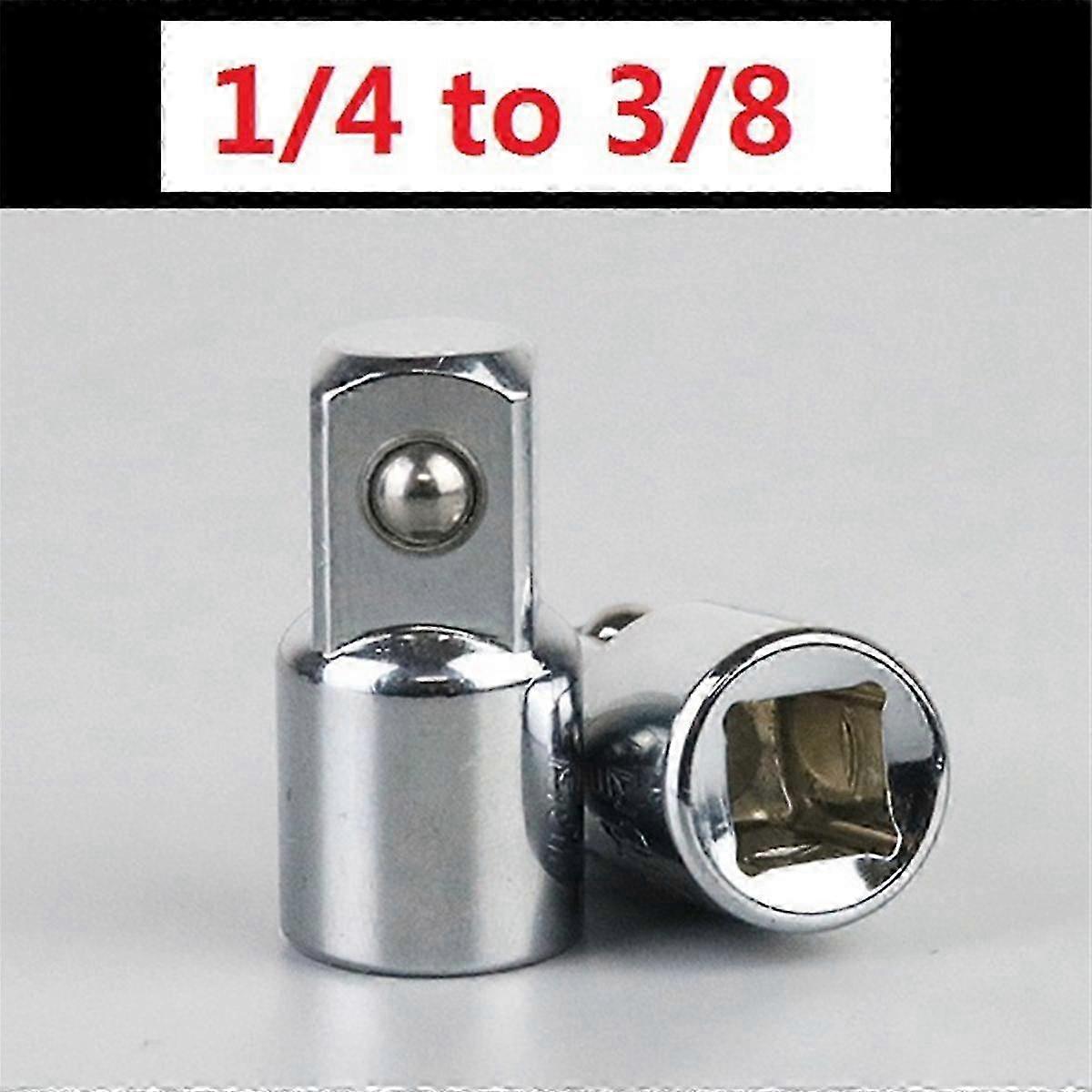 6pc Socket Converter Adaptor Set - 1/2, 3/8, 1/4 Interchangeable Ratchet Wrench Adapters