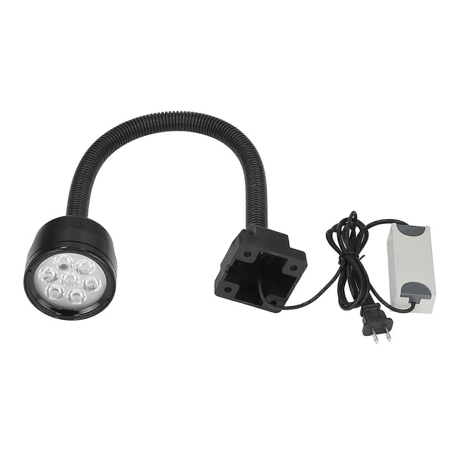 6W Flexible Waterproof LED Work Light with US Plug for Tools and Workshops