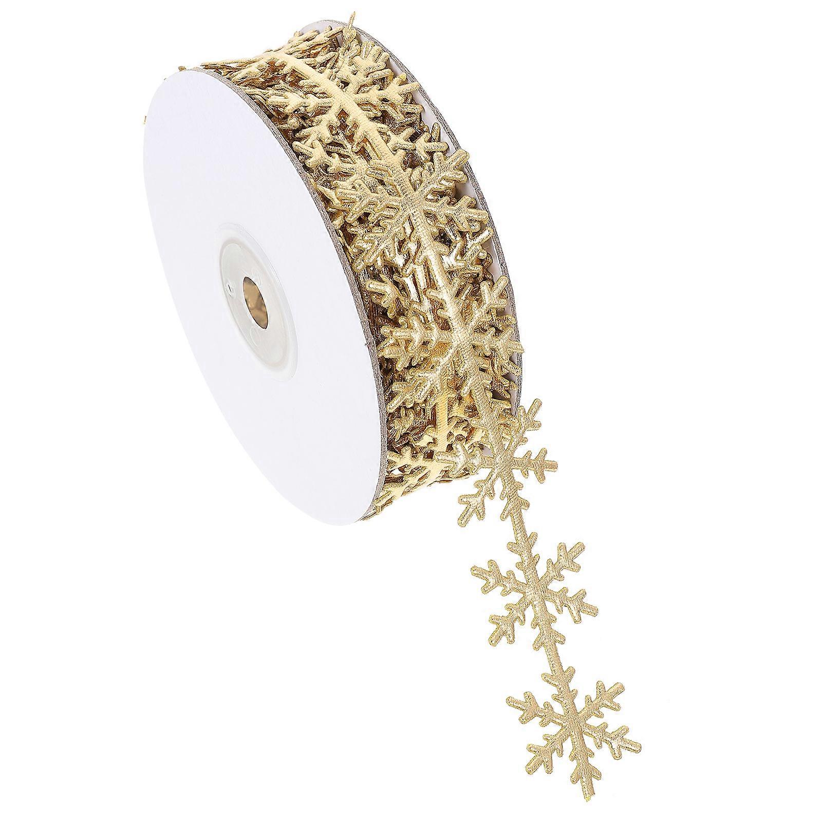 Winter Theme Ribbon 1Pack Christmas Occasion For DIY Makers 1000.00X2.80X0.10CM Flexible Practical Use