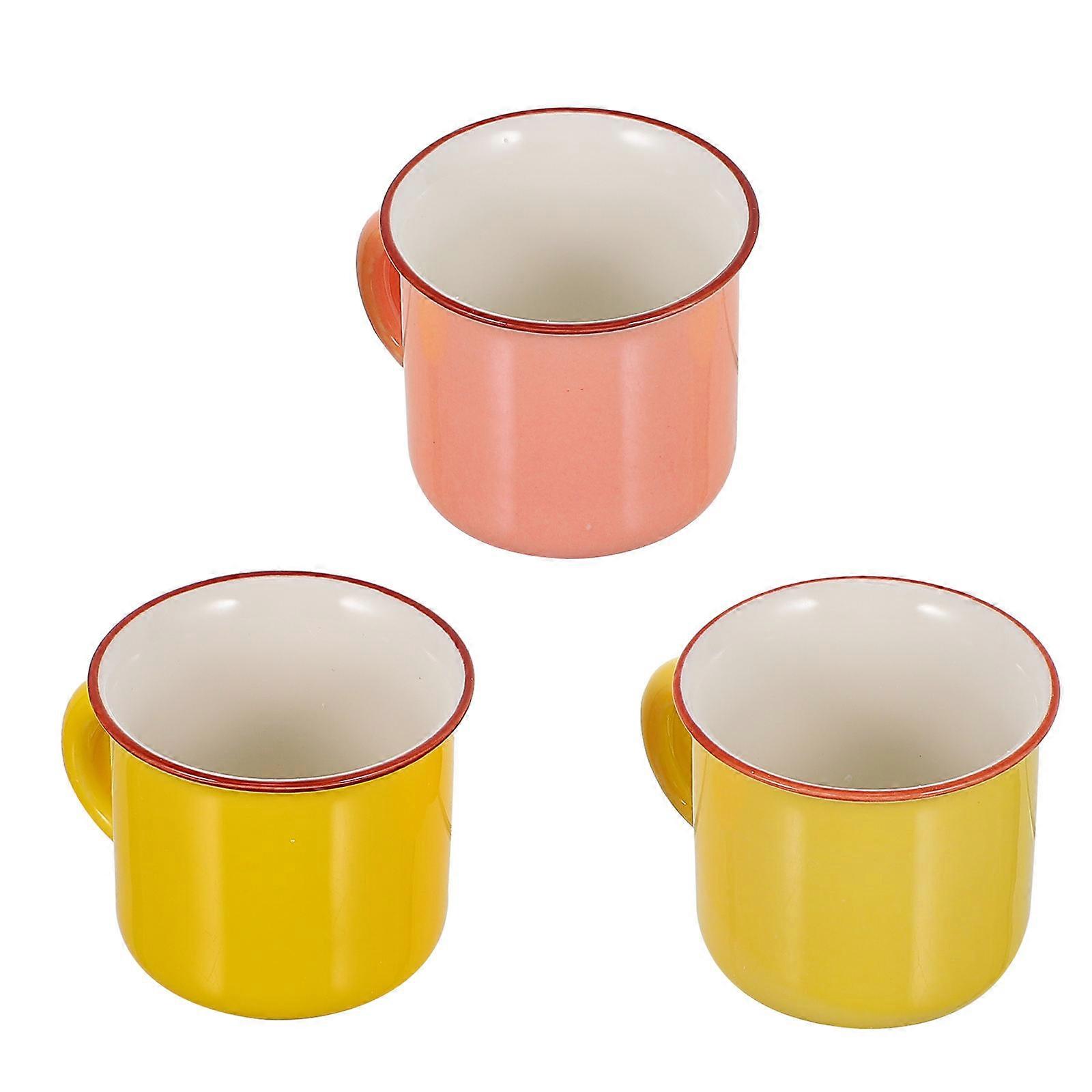 Tiny Coffee Cups 3Pcs With Small Handle Perfect For Children Variety Of Beverages