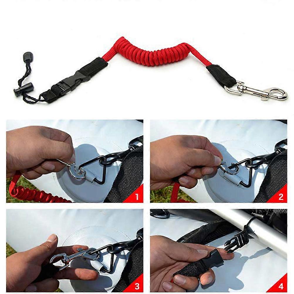 Kayak Paddle Bungee Strap For Canoeing Outdoor Use 155 X 3 X 3 Cm Lightweight Multi Function 1Pcs