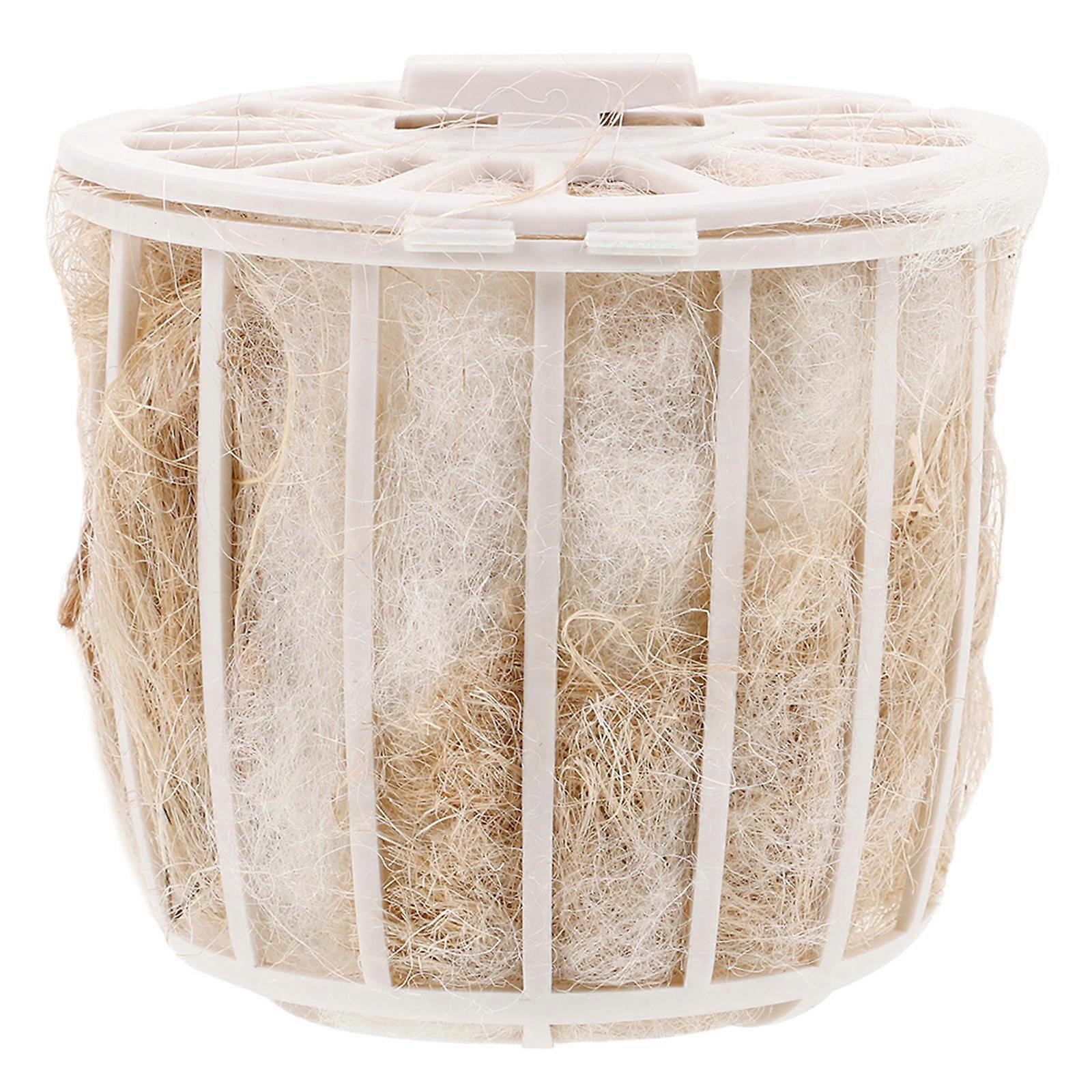 Natural Cotton and Jute Bird Nesting Material with Basket – Soft Bedding for Budgies, Canaries, Finches, and Wild Birds – Suitable for Indoor,