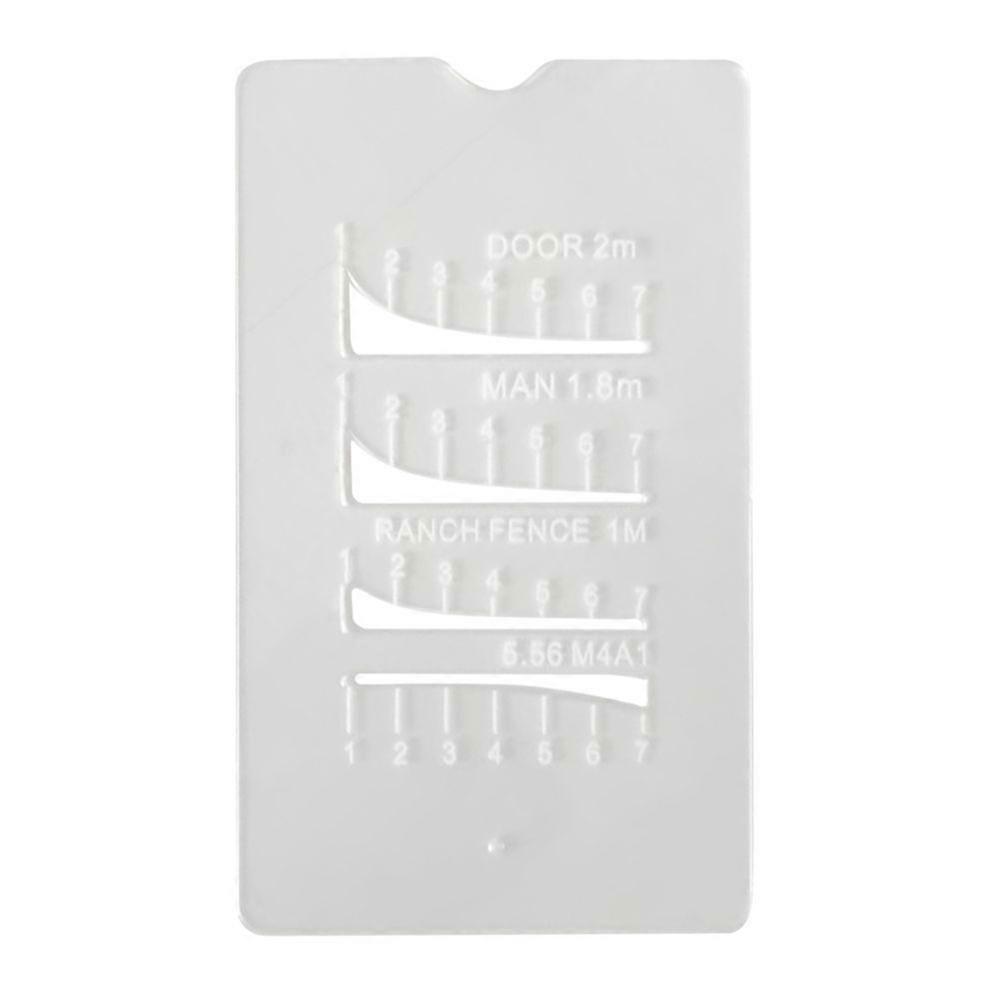 Black-Hill Designs Range-R Cards Portable Flexible Range Finder Card for Outdoor