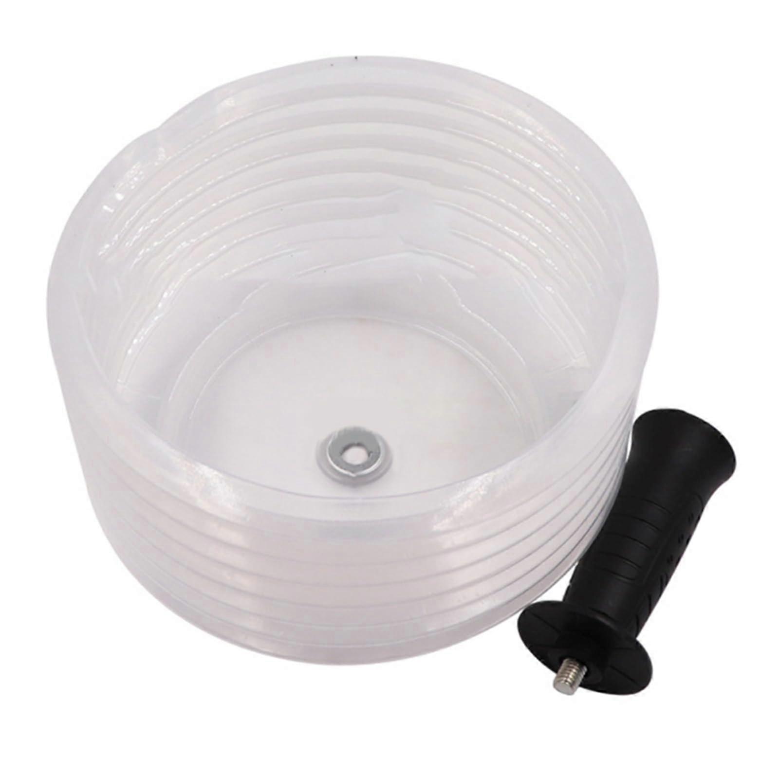Flexible Drill Dust Catcher Bowl for Large Diameter Hole Saws, Power Tool Dust Collector, Compatible with Various Models