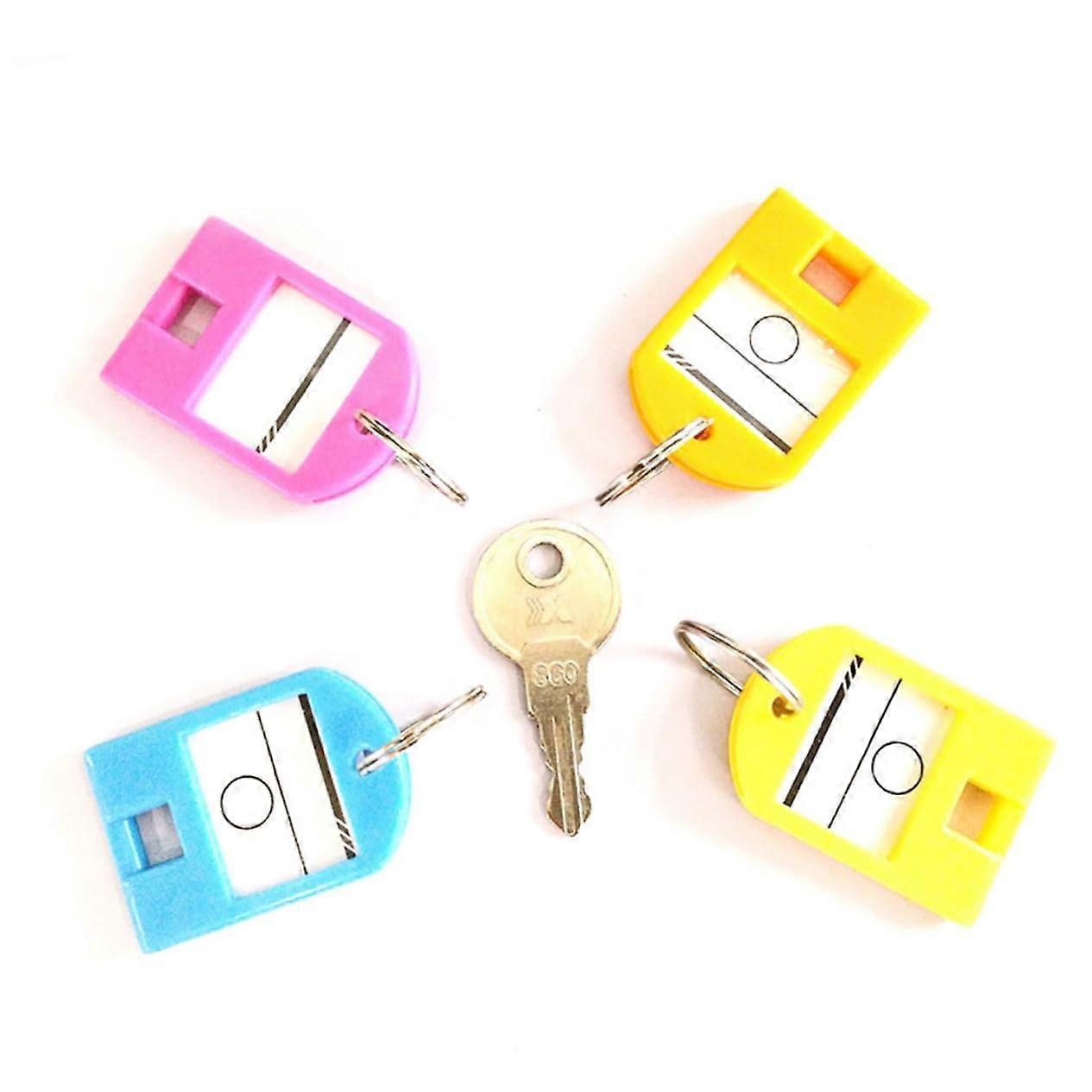 Keywords Label Multicoloured Key Fob Set with Key Storage, Key Card Holder, and Durable Key Rings