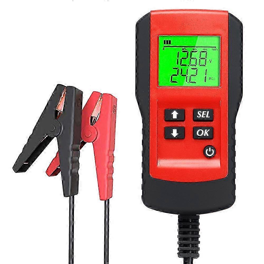 Digital 12V Car Battery Tester Load Test and Analyzer of Battery Life Percentage,Voltage, Resistance and Deep Cycle Battery SZRH A-V