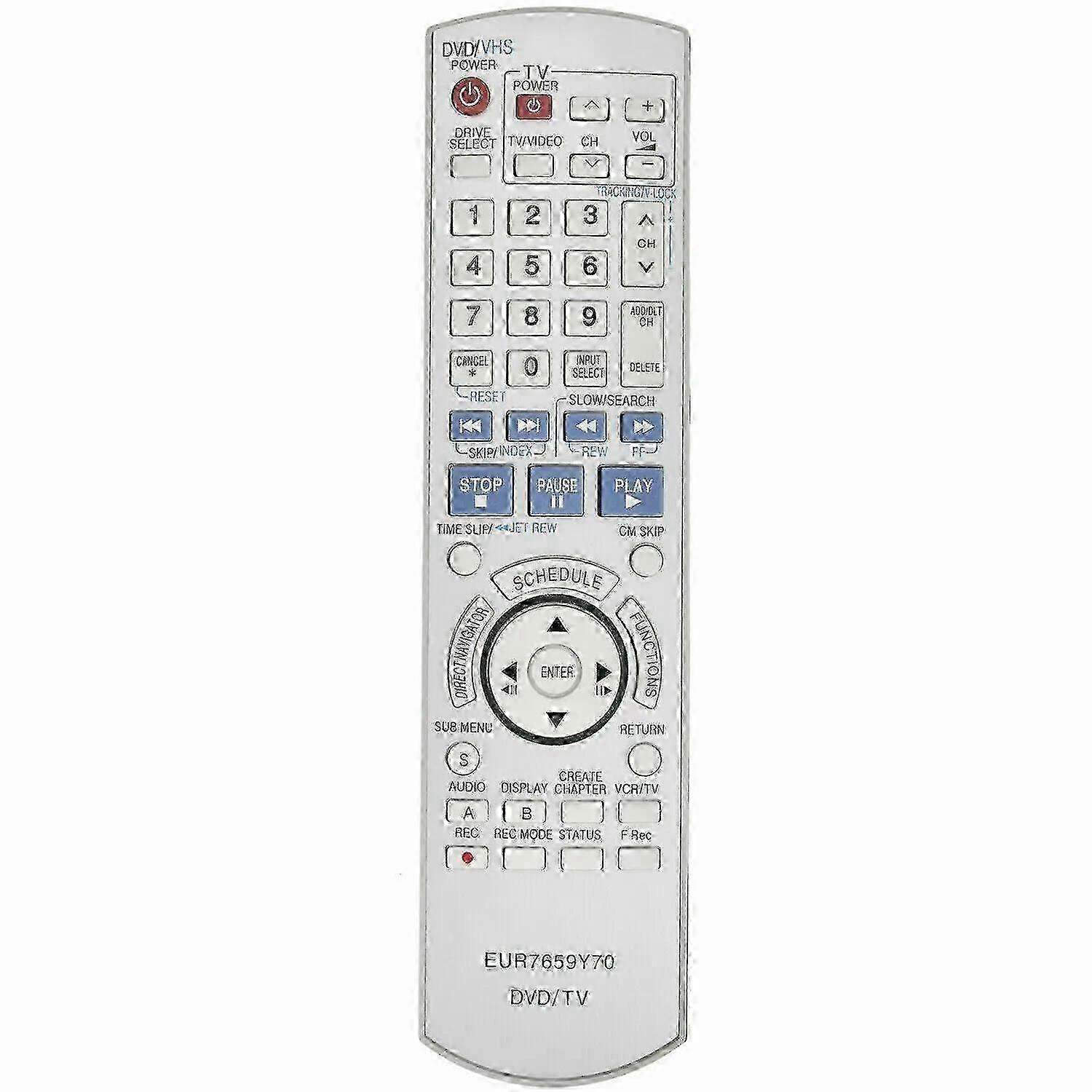 2025 New EUR7659Y70 For Panasonic DVD TV Remote Control DMR-ES35VPC DMR-ES25