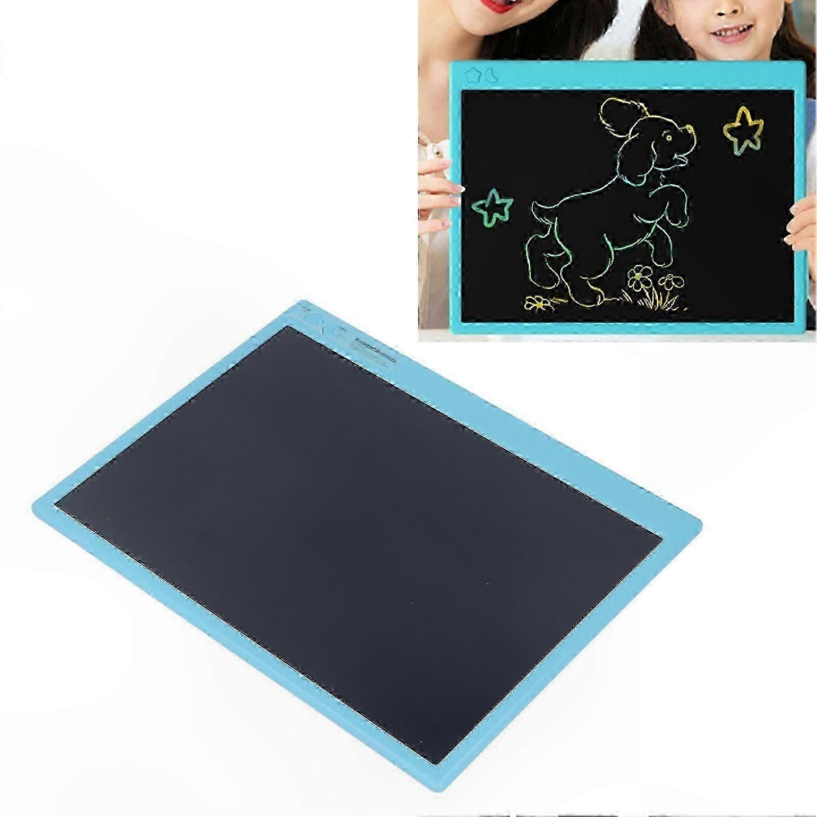 Pädagogisches LCD-Schreibtablett mit Stift, wiederverwendbares Zeichenbrett für Kinder, bunter Doodle-Block