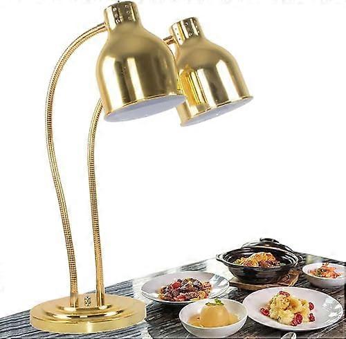 業務用ビュッフェ式フードウォーマー、 500W ポータブル電気加熱ランプ、レストランキッチン食堂用ステンレススチールケータリングウォーマー