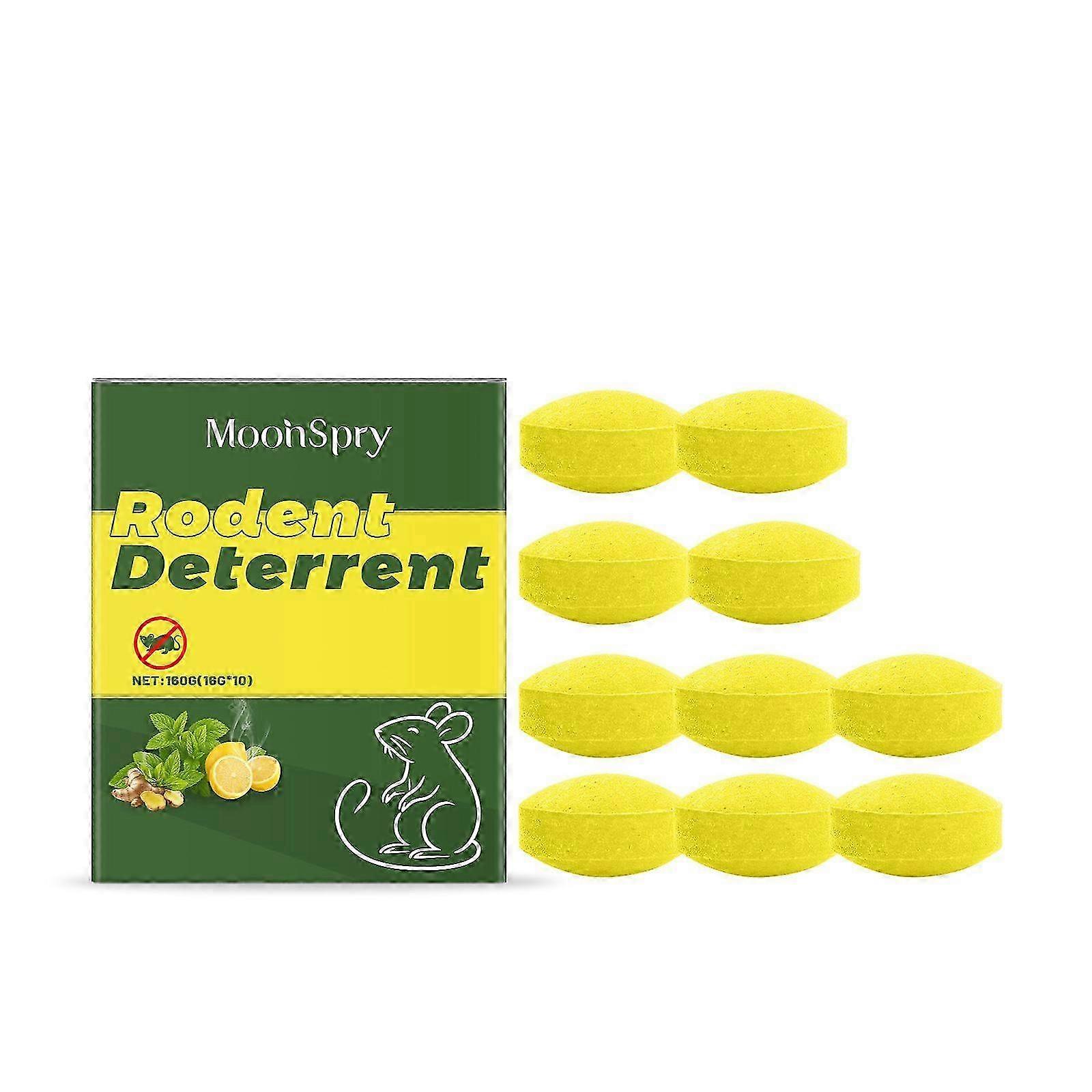 Rodent Repellent, 10Packs Peppermint Oil to Repel Mice and Rats, Squirrel Repellent for Indoor Use, Powerful Rodent Repellent for Outdoor Indoor Use