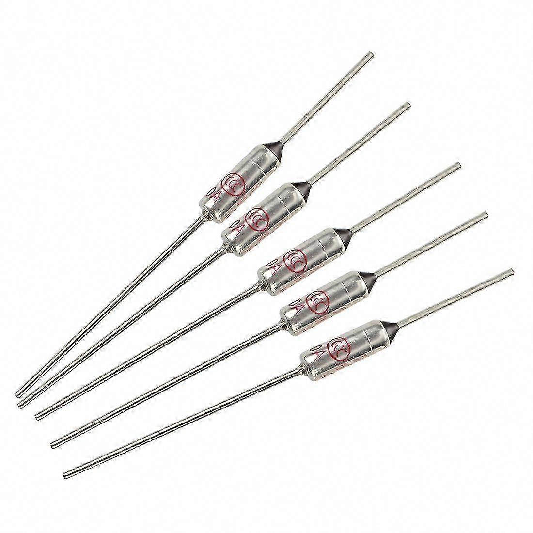 5 Pcs 185°C 250V 10A Thermal Fuse Cut Off Circuit Protection