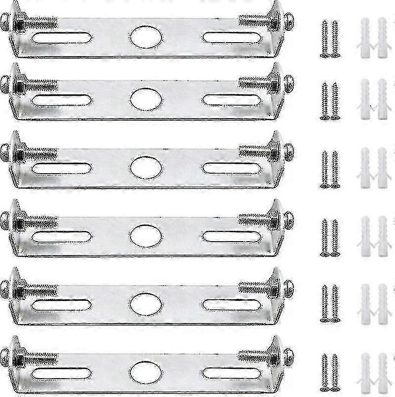 6-Pack 95mm Ceiling Light Bracket Holder with Screws for Lamp Fixture Installation