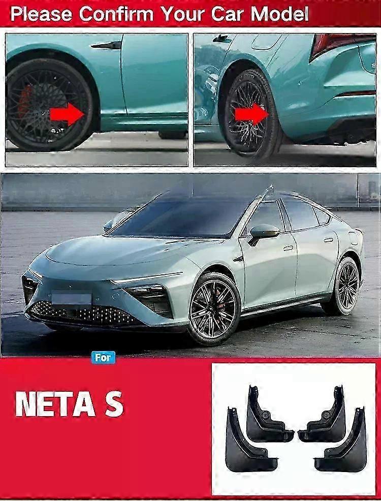 Applies to MudFlaps For NETA S HOZON Mud Flaps Splash Guard Mudguards Front Rear Fender Auto Styline Car Accessories