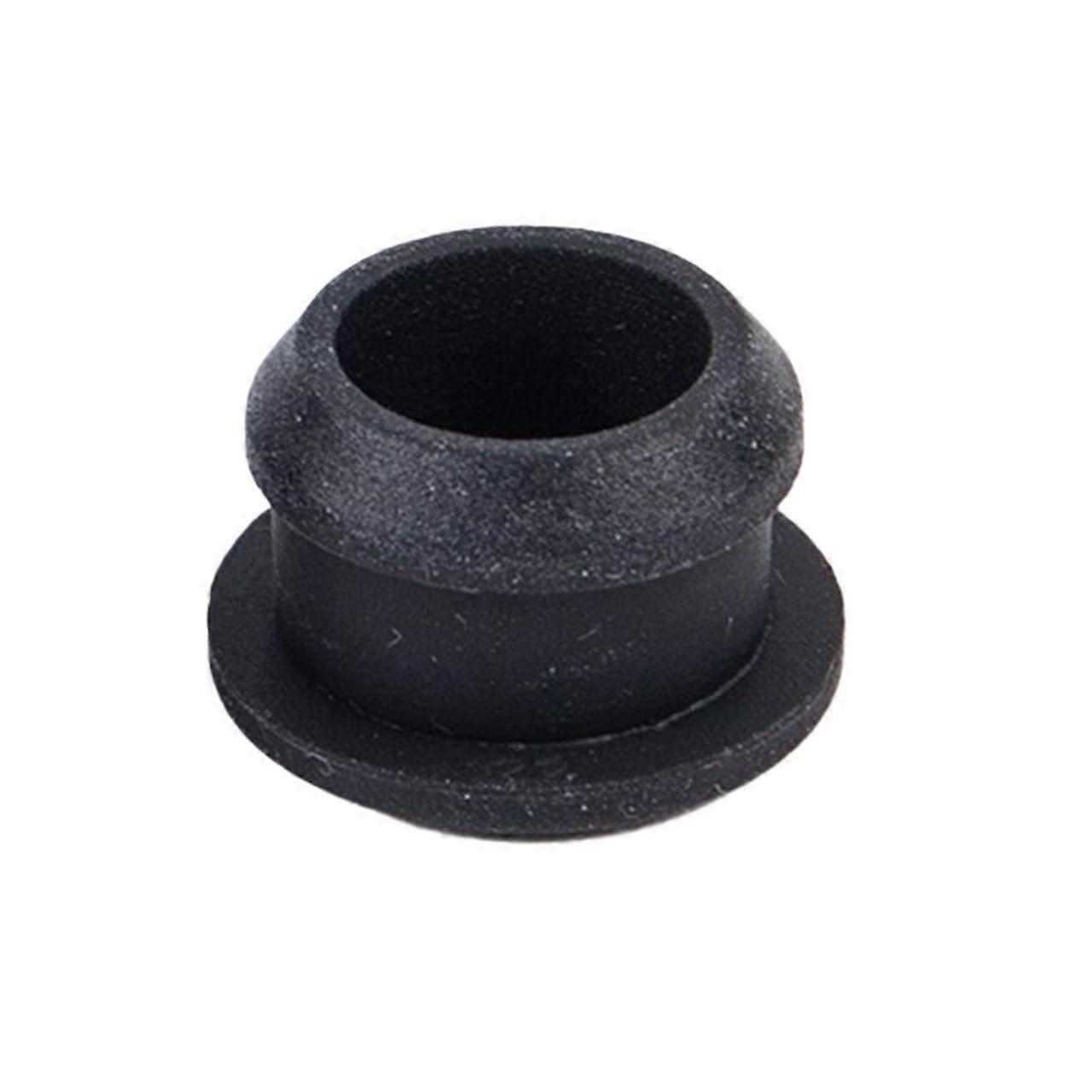 10pcs Silicone Rubber Hole Plugs Seal Stoppers, Snap-On End Caps for 6.5mm Diameter Openings