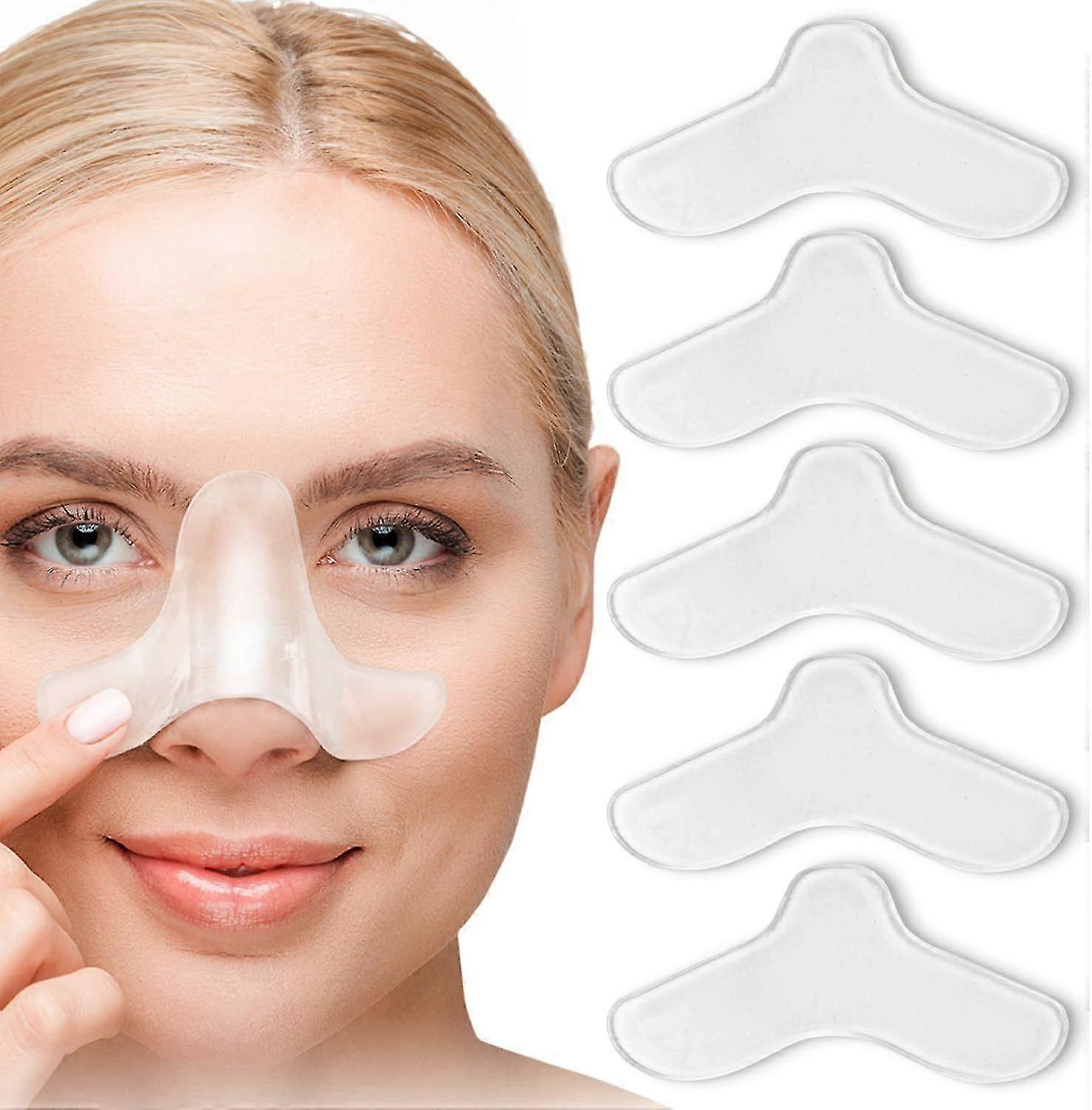5 Pack Nasal Pads For Cpap Mask, Cpap Gel Nose Pads, Nose Protector For Mask, Nasal Gel Pads For Cpap Mask, Custom Design, Can Be Trimmed To Size Fit