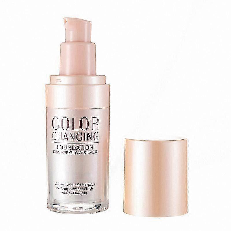 Adaptive Color Foundation, Liquid Base with Concealer, Flawless Finish Pearlescent Makeup Cream
