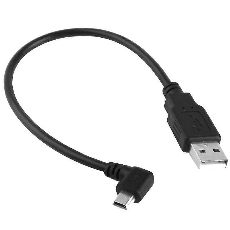 90 Degree Mini USB Male to USB 2.0 AM Adapter Cable