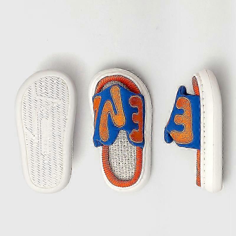 Spring Alphabet Graffit Kid Slippers Cotton Breathable Lovely Child...