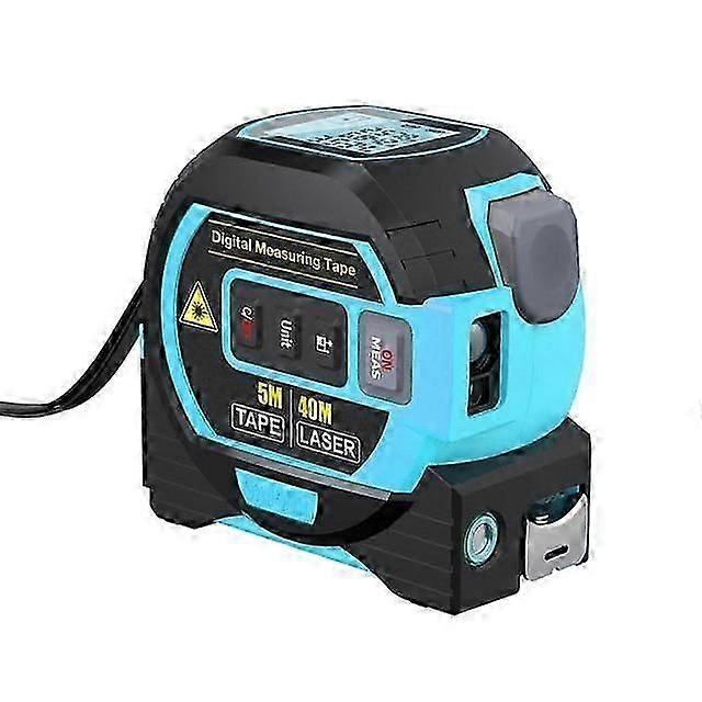 3 in 1 Laser Rangefinder 5m Telescopic Tape LCD Display Digital Laser Range Finder Distance Meter Building Measurement Device