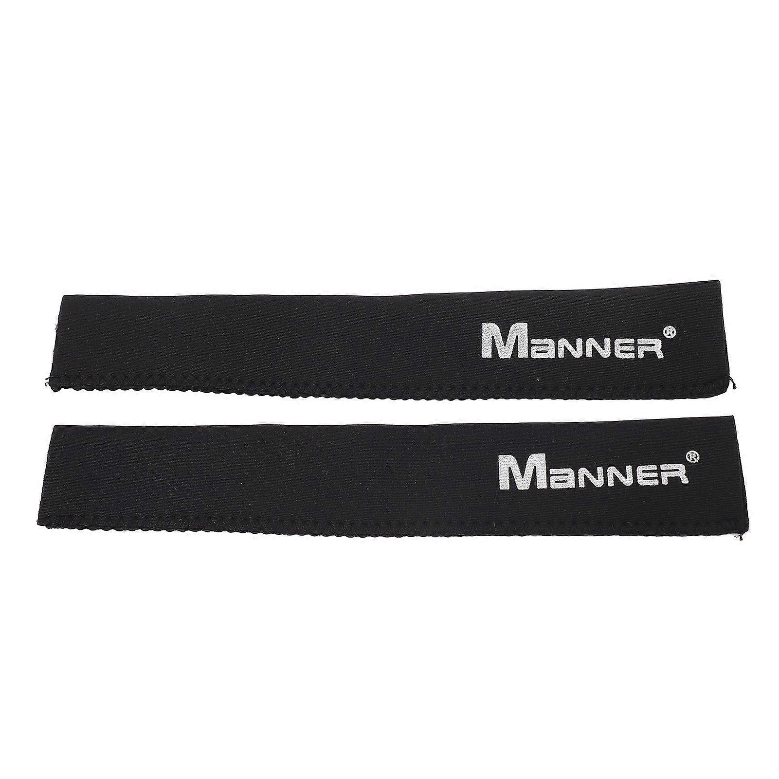 2pcs Kayak Paddle Grips Handle Cover Anti Loss Anti Sinking Neoprene Oars Anti Slip Cover for Accessory Black