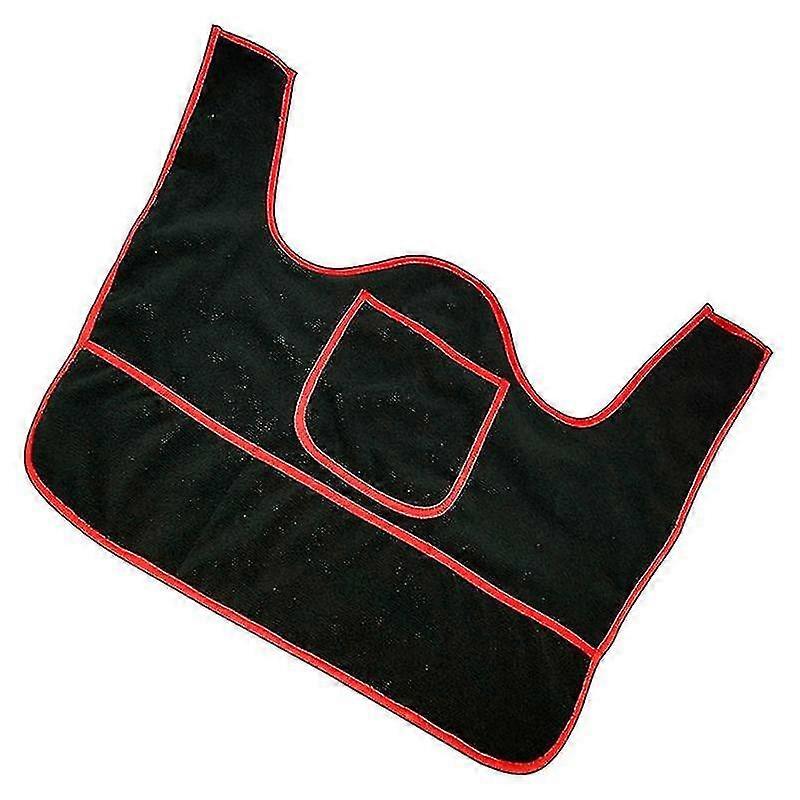 Anti-slip handlebar towel for spinning bikes, black and machine-washable, prevents slipping and keeps handlebars dry and clean