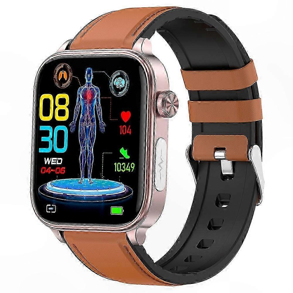 Smartwatch with Bluetooth Calling, ECG, Body Temperature, Heart Rate, Blood Pressure Monitoring & Multi-Sport Tracking Functionality