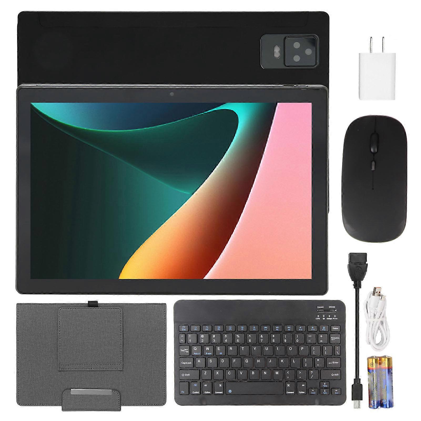 10.1 Inch 2 in 1 Tablet for Android 12, 8GB RAM, 256GB Storage, WiFi, Keyboard, Mouse