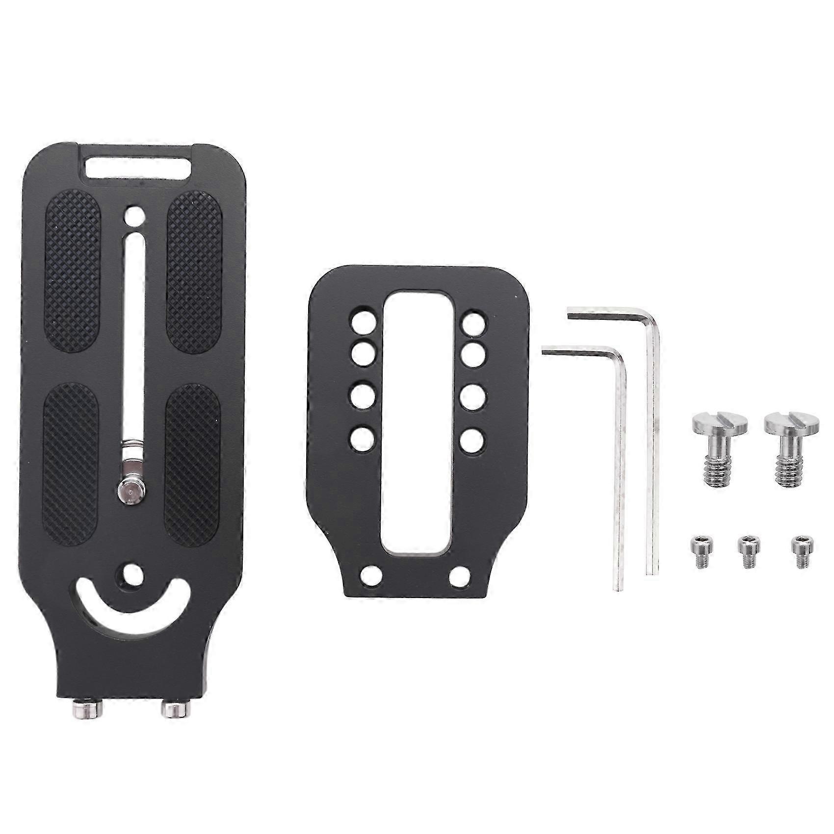 Universal Camera L Bracket Quick Release Plate with 1/4 Inch Screw for Swiss Video Compatibility