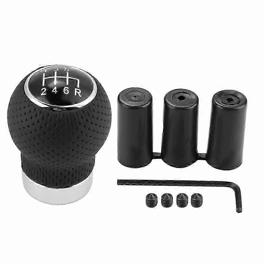 Universal 6-Speed Gear Shift Knob for Car Shifter Handle Lever Head