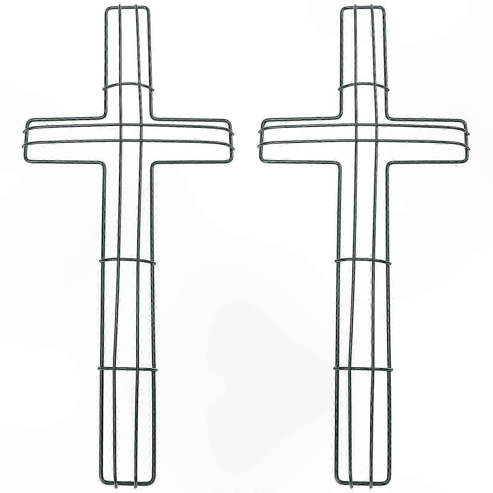 2-Pack Floral Wreath Frames, Iron Rings for Crafting