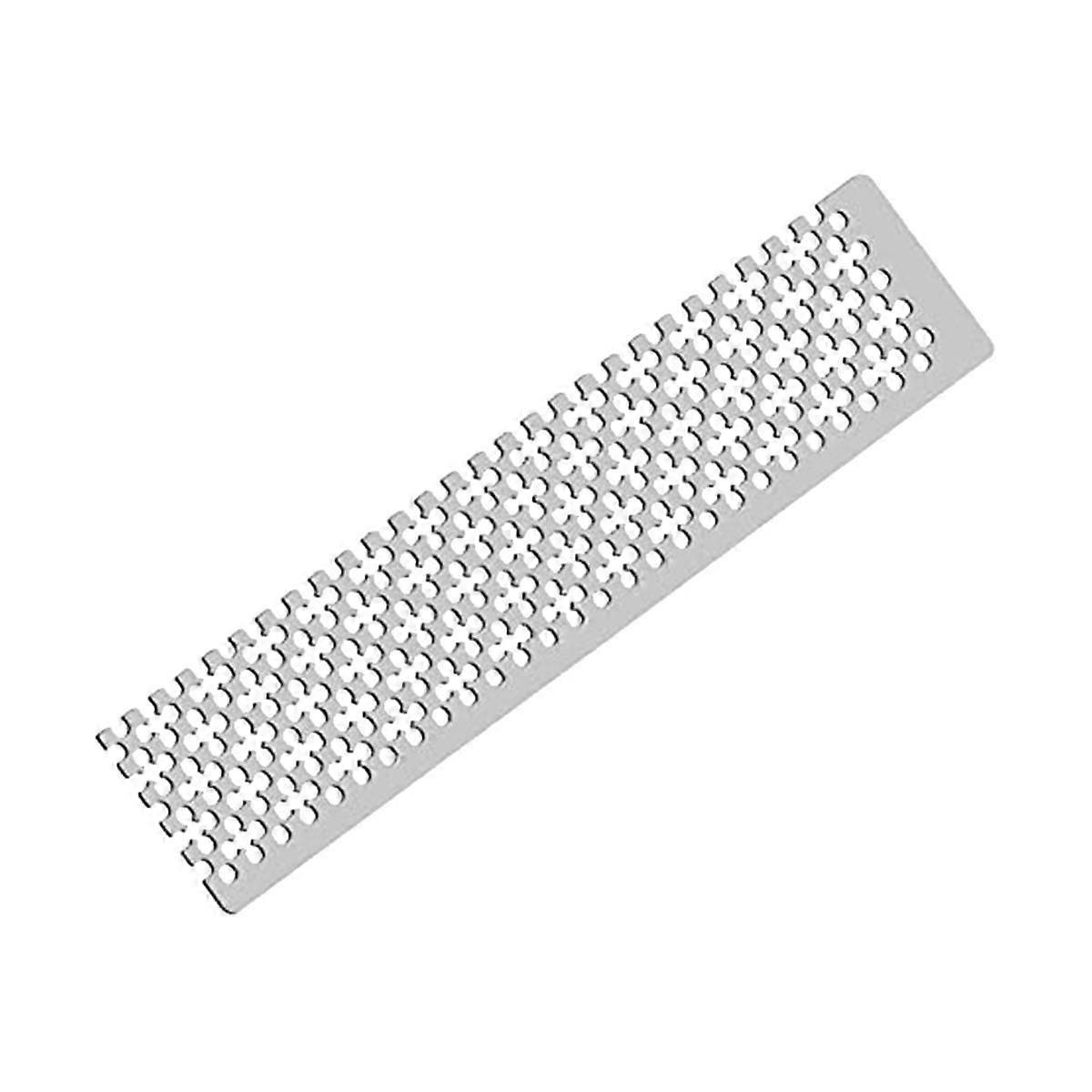 Stainless Steel Ruler DIY Ruler Mesh Ruler Square Tool Embroidery