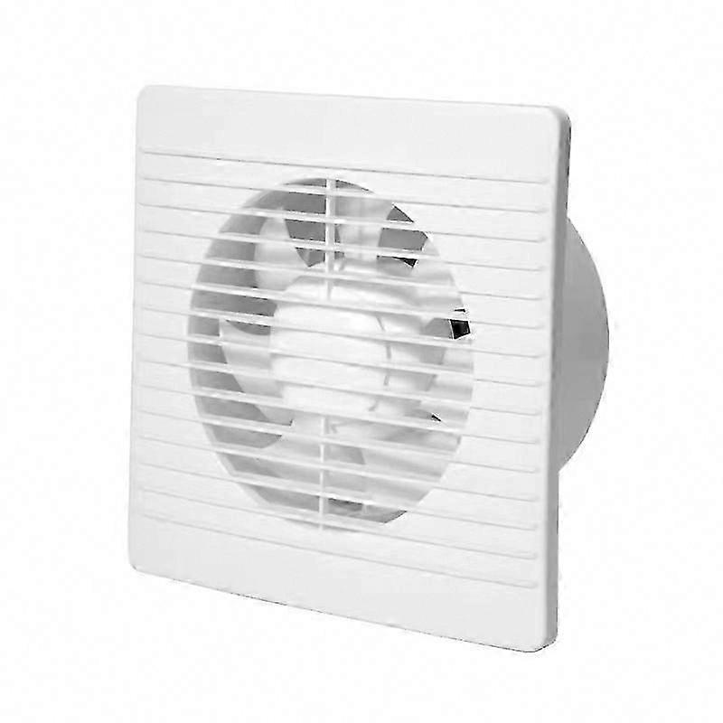 Bathroom Exhaust Fan with Cable Switch, Wall-Mounted, Quiet Operation, Low Energy Consumption