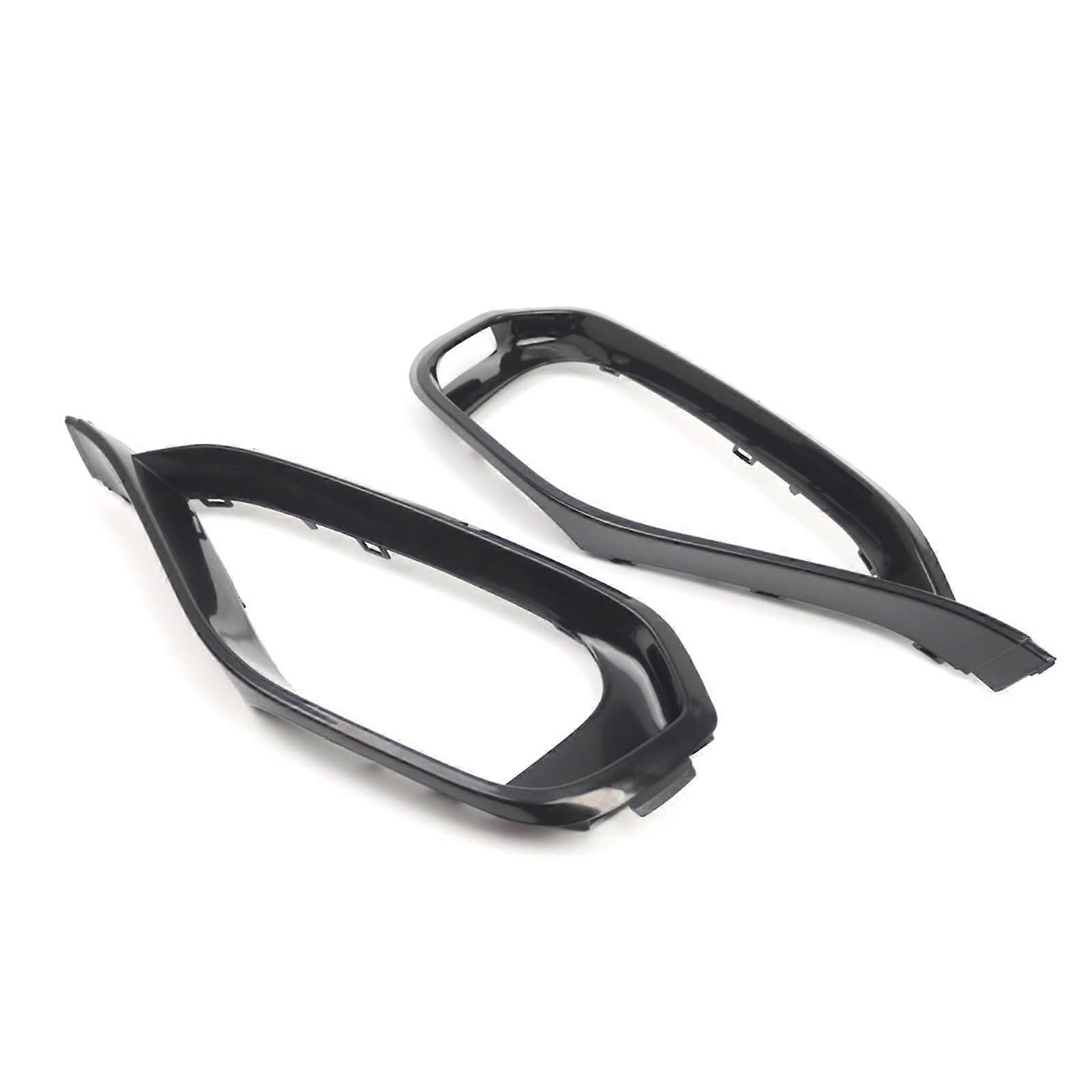 Fog Light Trim 2-Piece 51117294839 51117294840 For BMW F32 F33 F36 2014-2020 Lamp Frame Cover Bumper Trim Replacement