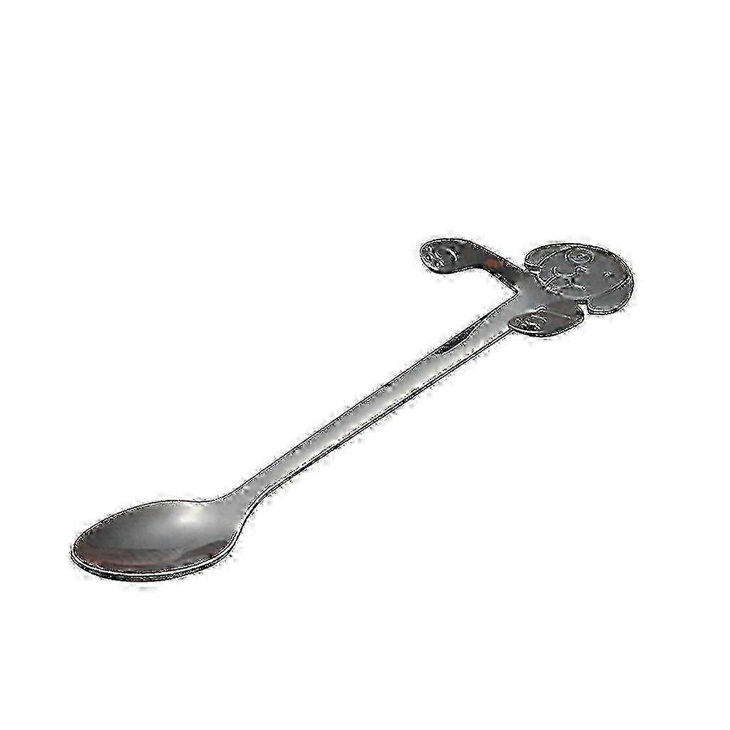 Cute Dog Spoon Long Handle Spoons Flatware Coffee Drinking Tools Kitchen Gadget