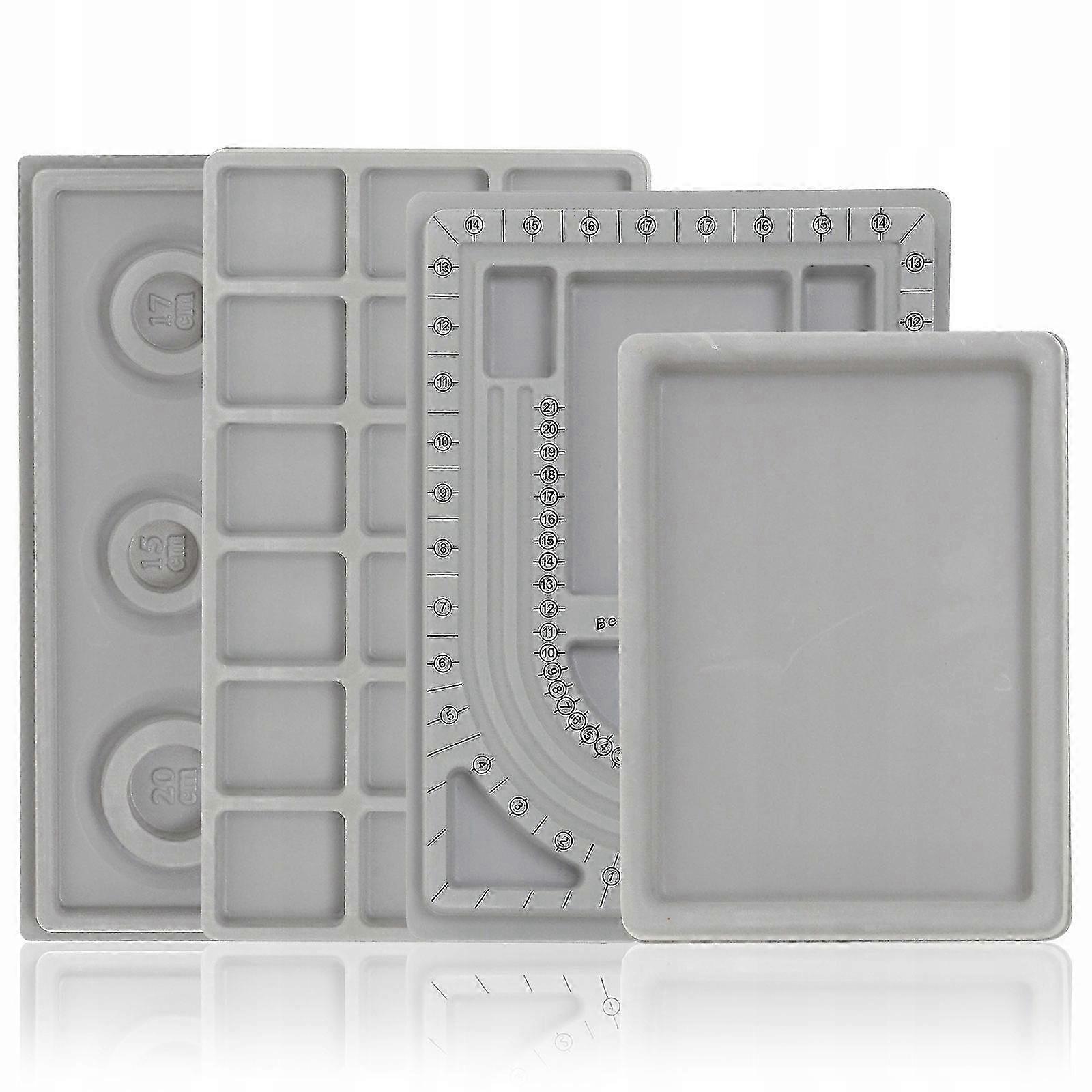 Mini Beads Beaded Design Storage Board 4 Pcs