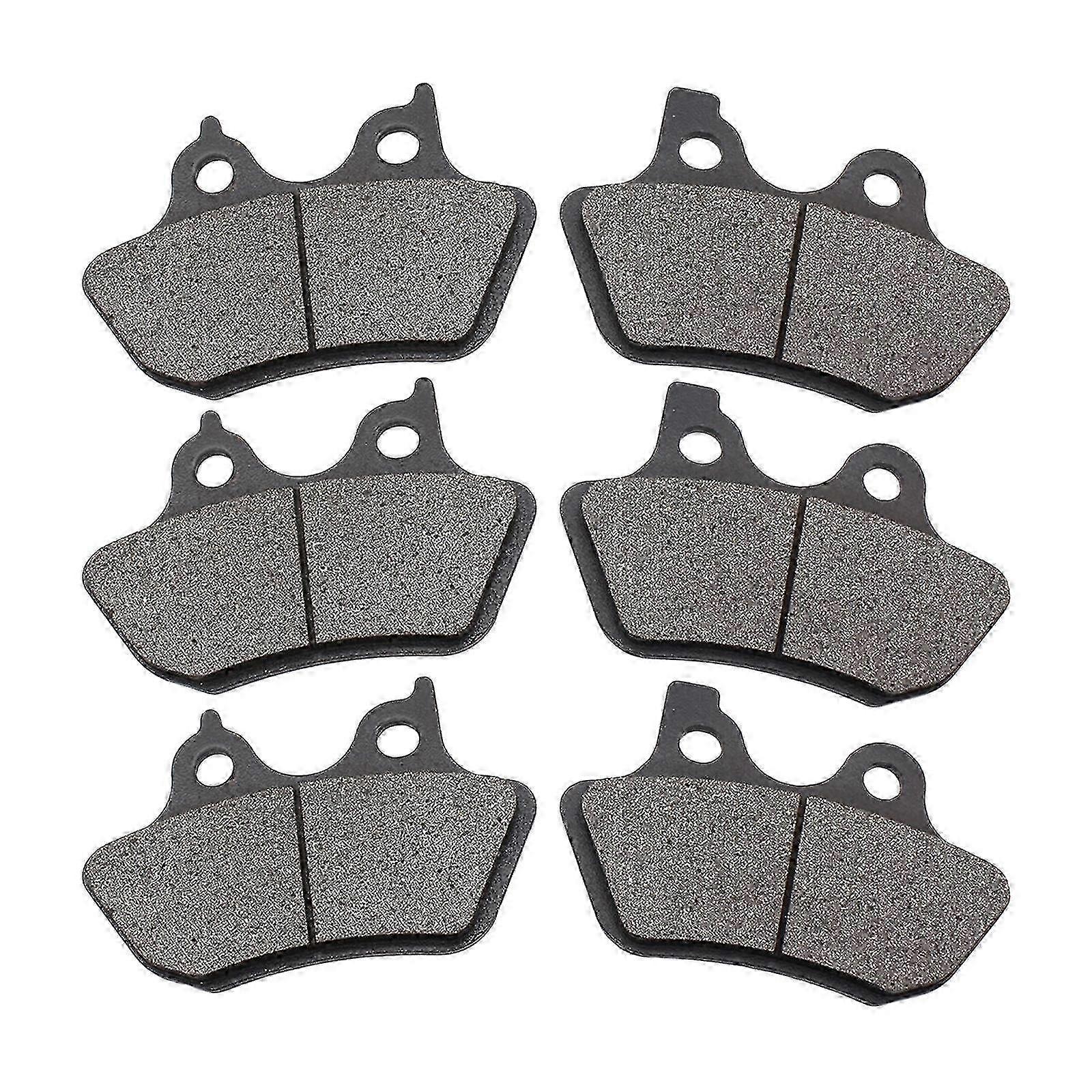 2025 6pcs Front And Rear Brake Pads For Harley-davidson Vrsca/vrscb V-rod